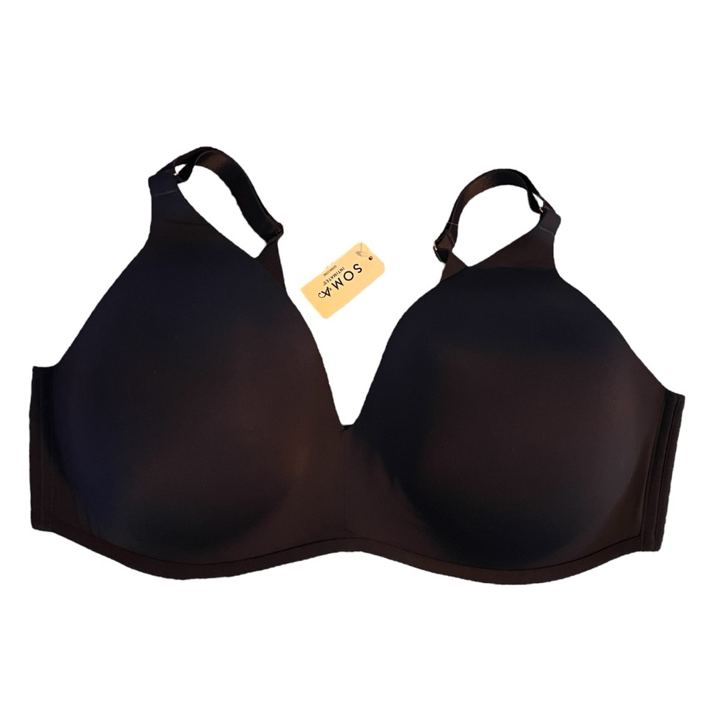 Soma Vanishing 360 Wireless Bra - Navy